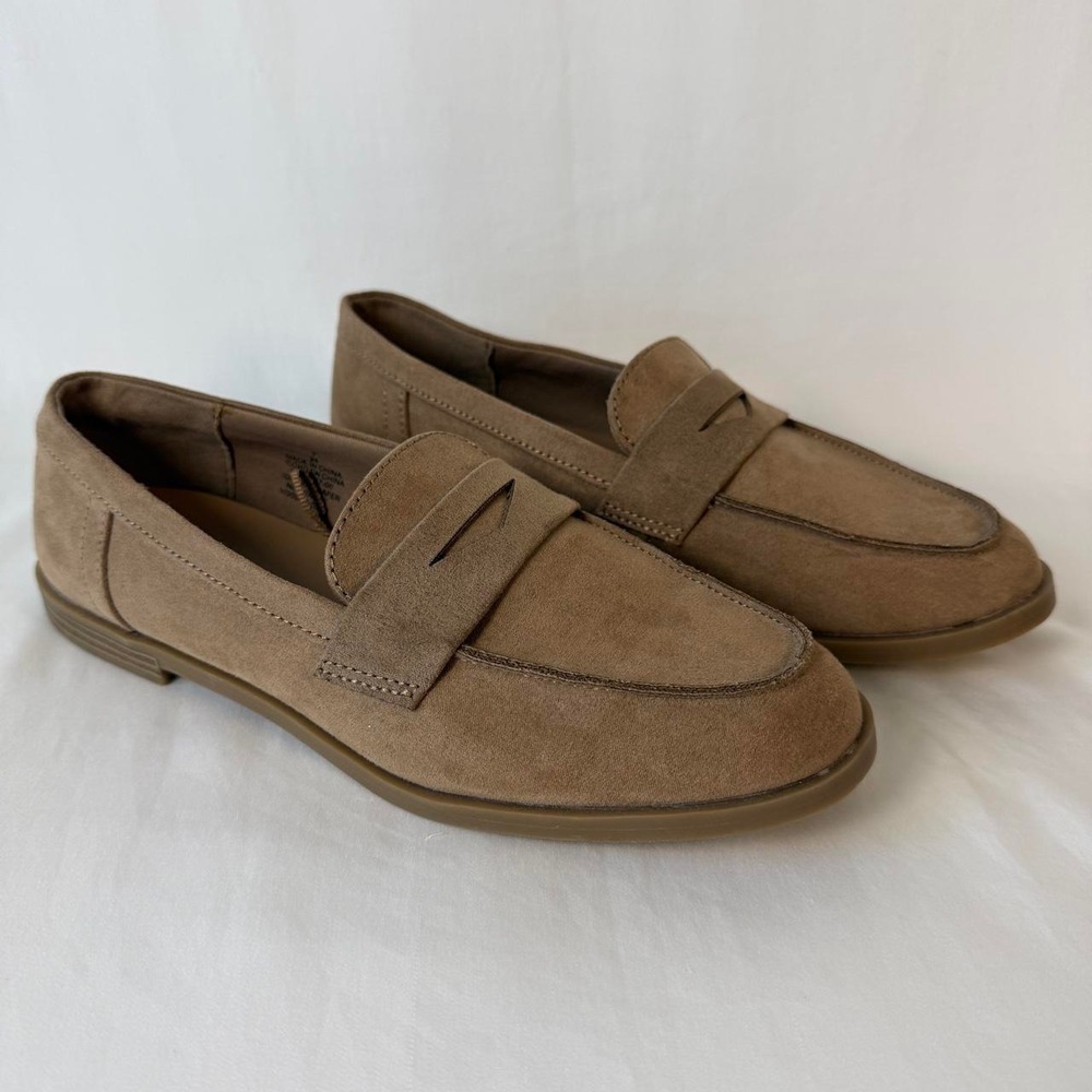 Old Navy Brown Suede Loafers Size US 7